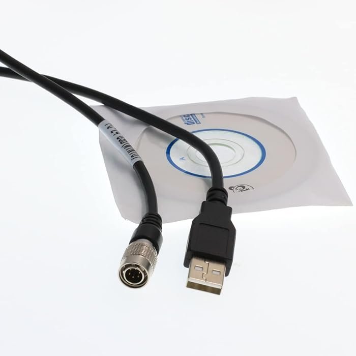 Eonvic Bluetooth Adapter Data Cable For Sokkia SET 610 510 Total Station – Hirose 6-pin To USB