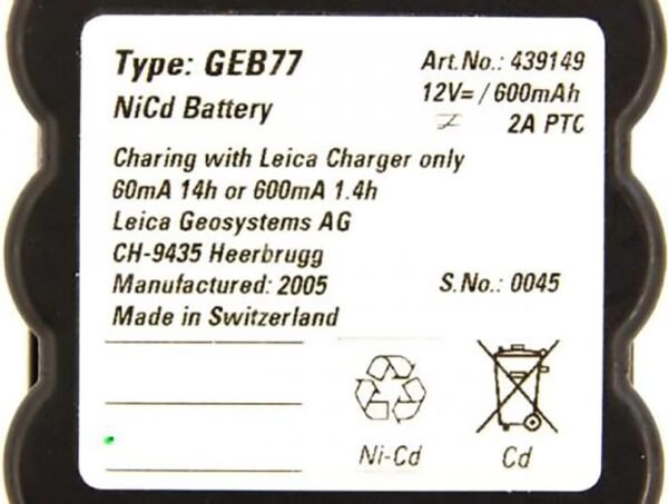 Leica GEB77 Battery